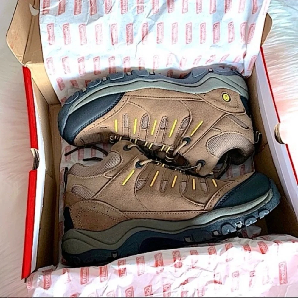 NWT Coleman Men's Brown and Black Hiking Snow Rain Boots